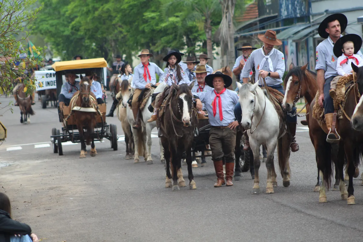 Semana Farroupilha terá desfile no sábado e encerramento no CTG no domingo