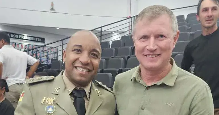 Ricardo Froemming acompanha troca de comando da Brigada Militar em Venâncio Aires