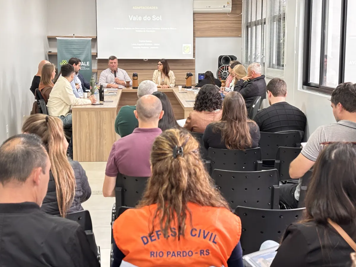 Estudo parcial aponta estiagens, enchentes e enxurradas como principais ameaças climáticas no Vale do Rio Pardo